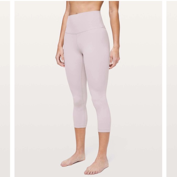 Lululemon Align Crop 21" Leggings Smoky Blush - Size 4 - Picture 1 of 8